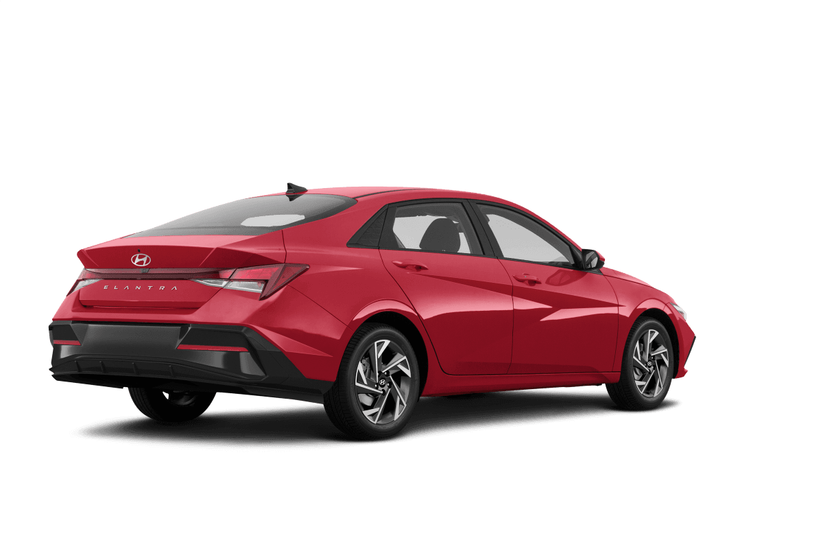 Hyundai Elantra  - Back view Hyundai Elantra  - Back view